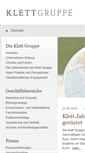 Mobile Screenshot of klett-gruppe.de